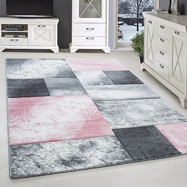 SIMPEX24 Teppich Kariert Design, Läufer, Höhe: günstig online kaufen
