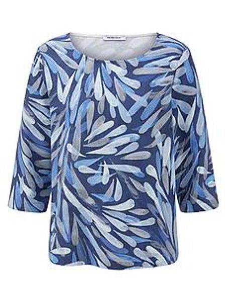 Rundhals-Shirt 3/4-Arm Peter Hahn blau günstig online kaufen