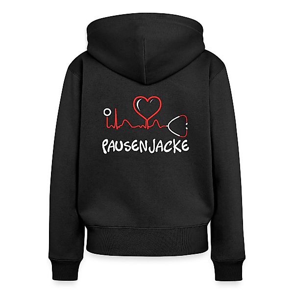 Spreadshirt Hoodie Pausenjacke Herzschlag Krankenschwester Krankenhaus günstig online kaufen