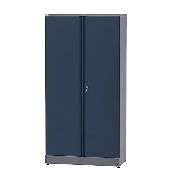 Küpper Materialschrank mit 2 Türen 10 Schubladen 180 cm Dunkelblau günstig online kaufen