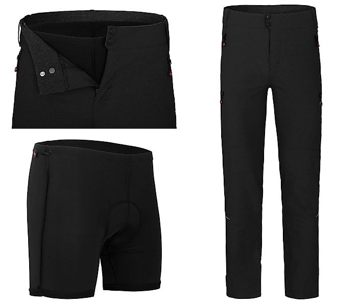 Fahrradhose PORVOO (mit gepolsterter Innenhose) Herren günstig online kaufen