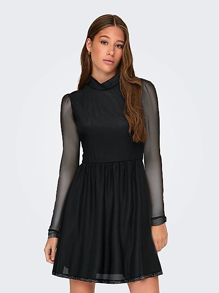 ONLY Minikleid "ONLERICA LIFE L/S HIGH NECK DRESS JRS", Sommerkleid günstig online kaufen