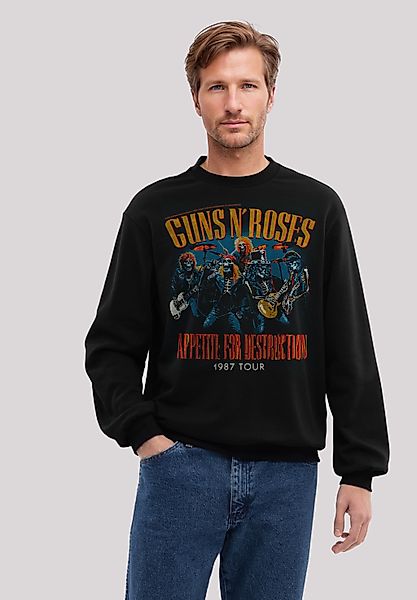 F4NT4STIC Sweatshirt "Guns N Roses 1987 Tour Vintage Rock", Premium Qualitä günstig online kaufen