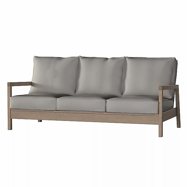 Bezug für Lillberg 3-Sitzer Sofa, grau, Sofahusse, Lillberg 3-Sitzer, Livin günstig online kaufen