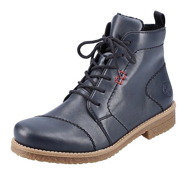 Rieker Schnürstiefelette mit honigfarbener Laufsohle günstig online kaufen