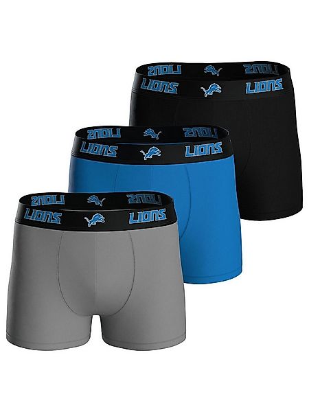 HUDDLE Boxer Detroit Lions (3-St) Boxershorts, Herren Unterhose günstig online kaufen