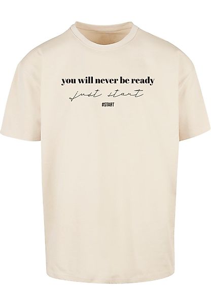 Merchcode T-Shirt Merchcode Herren Just Start Heavy Oversize Tee (1-tlg) günstig online kaufen