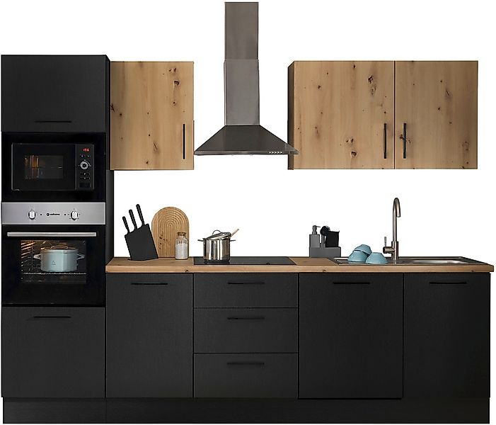 BASIC by Balculina Küchenzeile »Turin«, Breite 280 cm, wahlweise mit E-Gerä günstig online kaufen