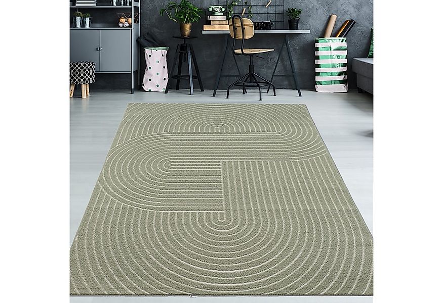 TeppichHome24 Teppich Moderner In- und Outdoor Teppich mit Bogen Muster in günstig online kaufen