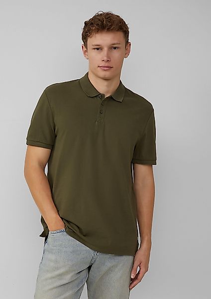 QS Kurzarmshirt Poloshirt aus Piqué günstig online kaufen