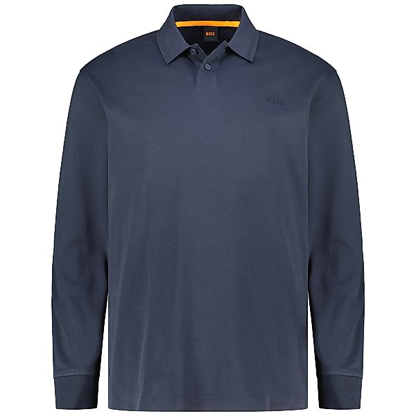 BOSS Poloshirt aus Baumwolle Farbe dunkelblau Größe: 6XL günstig online kaufen