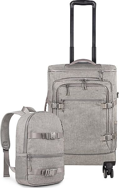 normani Reisetasche, Handgepäck Trolley Set mit Backpack günstig online kaufen