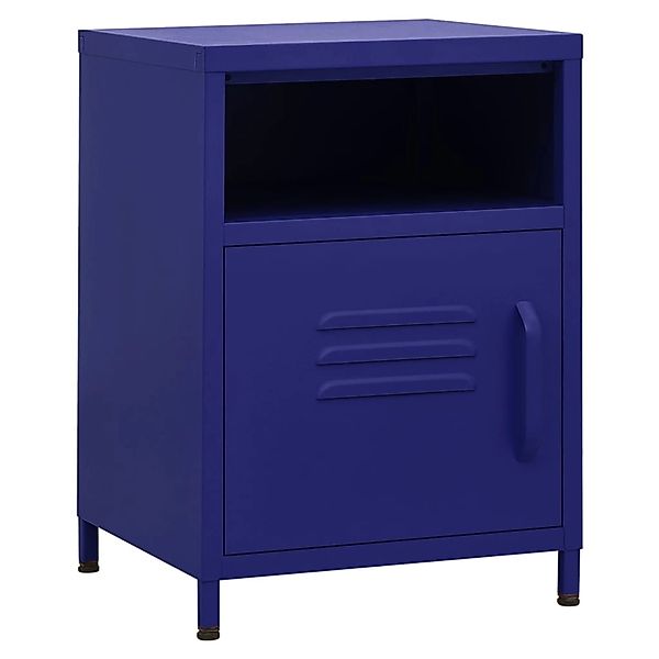 vidaXL Nachttisch Nachttisch Marineblau 35x35x51 cm günstig online kaufen