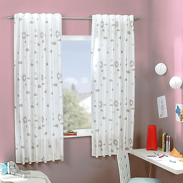 Delindo Lifestyle Gardine MAGIC, verdeckte Schlaufen günstig online kaufen