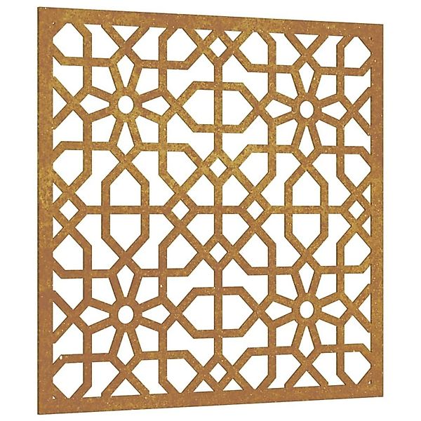 vidaXL Wandbild Garten-Wanddeko 55x55 cm Cortenstahl günstig online kaufen