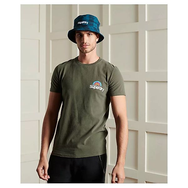 Superdry Core Logo Woodstock Kurzarm T-shirt S Drab Overall Green günstig online kaufen