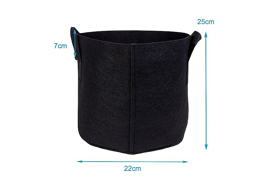 Intirilife Pflanzkübel (10x Vlies Pflanzsack in 11 Liter - 3 Gallon - 25 x günstig online kaufen