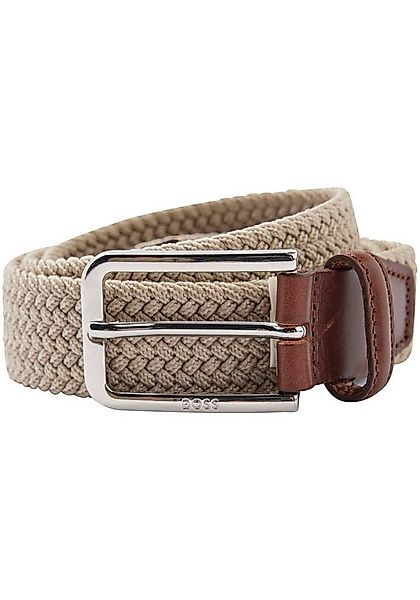 BOSS Flechtgürtel Clorio mit BOSS Logo-Schriftzug auf der Schließe und Lede günstig online kaufen