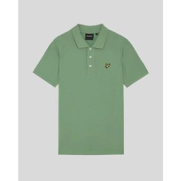 Lyle und Scott Polo Plain Grün - Größe M günstig online kaufen