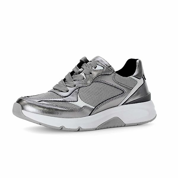 Gabor Sneaker "Sneaker low Materialmix Leder/Lederimitat" günstig online kaufen