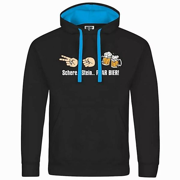 deinshirt Kapuzenpullover Herren Kapuzenpullover Schere Stein paar Bier Mit günstig online kaufen