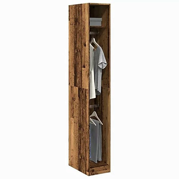 vidaXL Kleiderschrank Kleiderschrank Altholz-Optik 30x50x200 cm Spanplatte günstig online kaufen