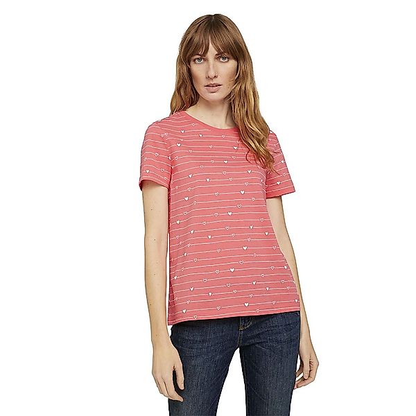 Tom Tailor Kurzarm T-shirt 3XL Red Heart Line Design günstig online kaufen