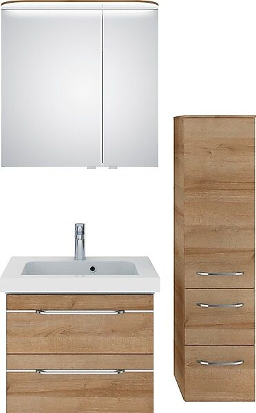 Saphir Badmöbel-Set »Balto Sprint 3-teilig, Mineralmarmor-Waschtisch mit LE günstig online kaufen