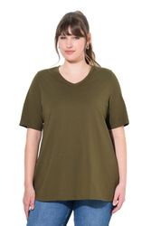 Ulla Popken T-Shirt T-Shirts 2er-Pack V-Ausschnitt günstig online kaufen