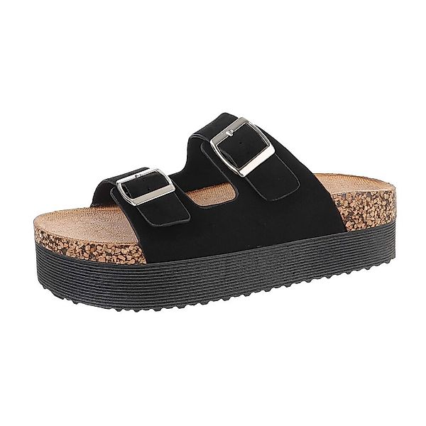 Ital-Design Damen Mules Freizeit Plateausandaletten (86706607) günstig online kaufen