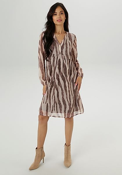 Aniston SELECTED Tunikakleid mit fantasievollem Animalprint günstig online kaufen