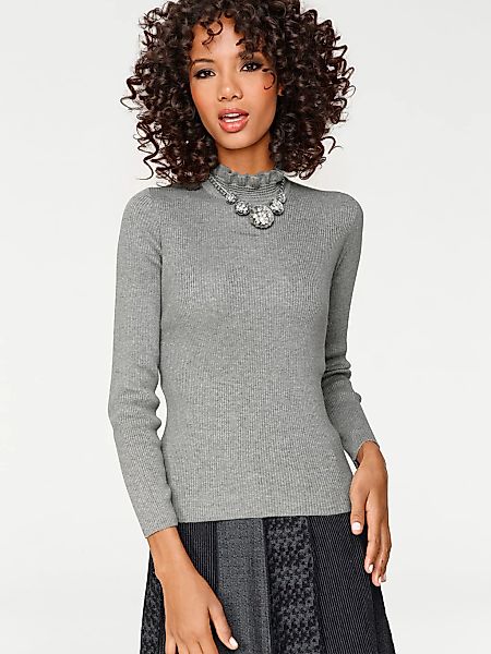 LINEA TESINI by heine Stehkragenpullover "Stehkragen-Pullover" günstig online kaufen