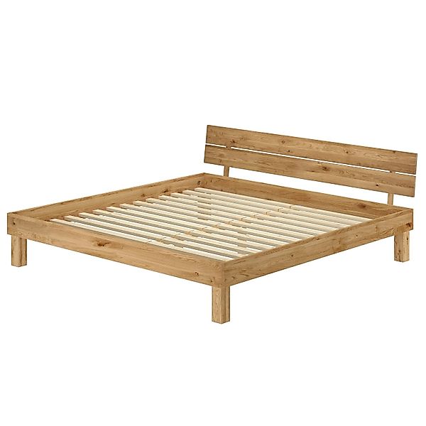 Erst-Holz Kingsize Bett Massivholzbett Eichenbett Geölt 200 x 200 cm Modell günstig online kaufen