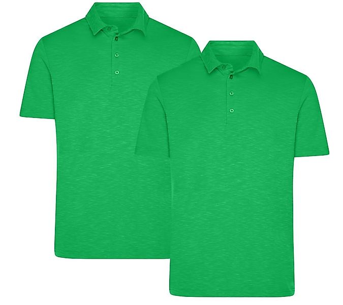 James & Nicholson Poloshirt Attraktives Herren Funktionspolo im Doppelpack günstig online kaufen