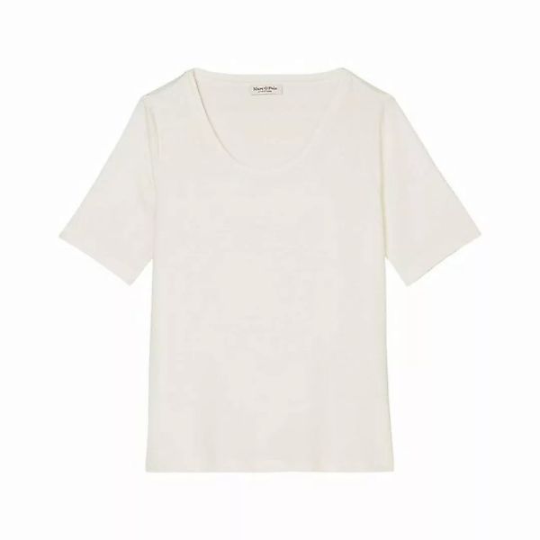 Marc O'Polo Rundhalsshirt weiß (1-tlg) günstig online kaufen