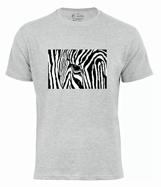 Cotton Prime® T-Shirt Black & White Zebra Eye günstig online kaufen