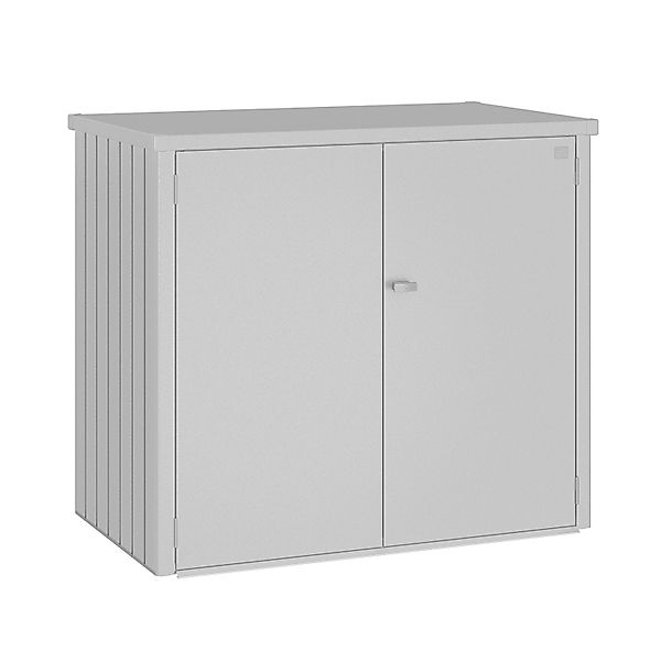 Biohort Mülltonnenbox Alex Duo 129 cm x 147 cm x 88 cm Silber-Metallic günstig online kaufen