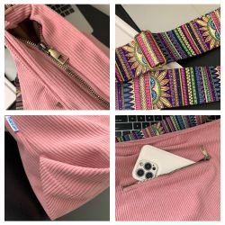 Coonoor Schultertasche Cord Umhängetasche Casual Crossbody günstig online kaufen