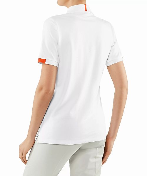 FALKE Damen Polo Shirt Polo, XL, Weiß, Baumwolle, 37487-200005 günstig online kaufen