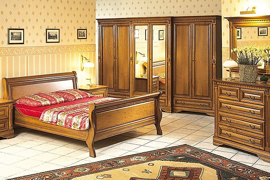 JVmoebel Kleiderschrank Klassische Schränke Schrank Schrankwand Massiv Stil günstig online kaufen