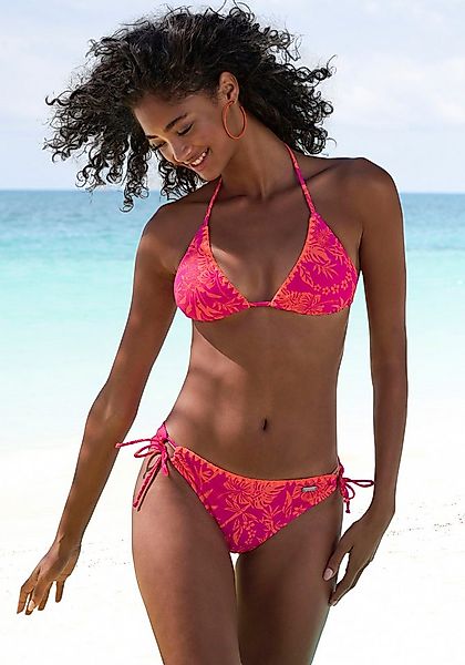 Venice Beach Triangel-Bikini Kensi mit kontrastfarbener Häkelkante günstig online kaufen