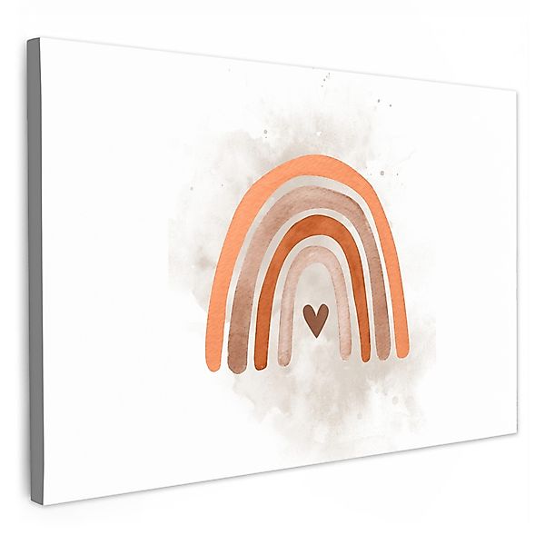 OneMillionCanvasses® Leinwandbild Regenbogen - Rosa - günstig online kaufen