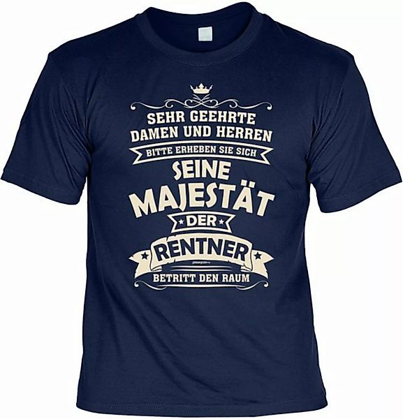 Art & Detail Shirt T-Shirt Seine Majestät Der RENTNER betritt den Raum - Pe günstig online kaufen
