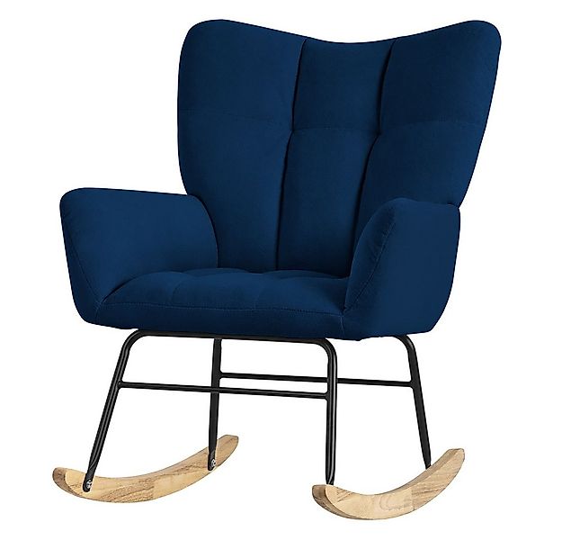 ML-DESIGN Schaukelstuhl Schaukelsessel Ohrenstuhl Relaxsessel Akzentstuhl S günstig online kaufen