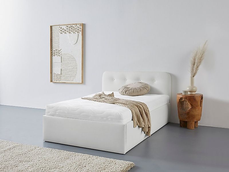 Westfalia Schlafkomfort Polsterbett Rostock, auch mit Stauraum und Kopfteil günstig online kaufen