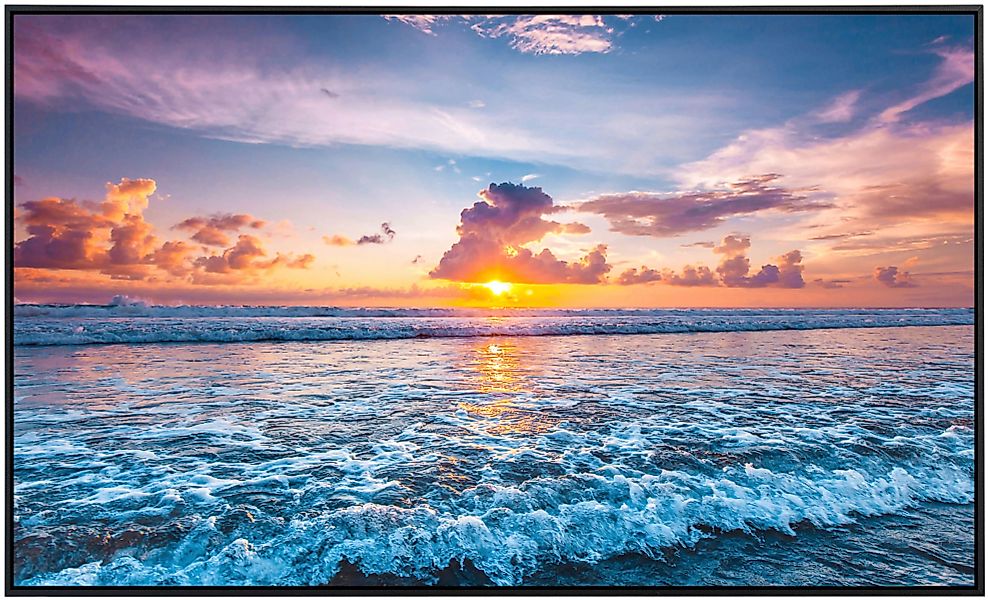 Papermoon Infrarotheizung »Ocean Sunset Beach«, sehr angenehme Strahlungswä günstig online kaufen