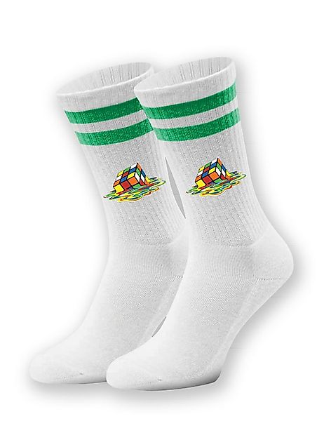 Youth Designz Tennissocken Unisex Socken "Cube Melting" Aufdruck lustig Ges günstig online kaufen