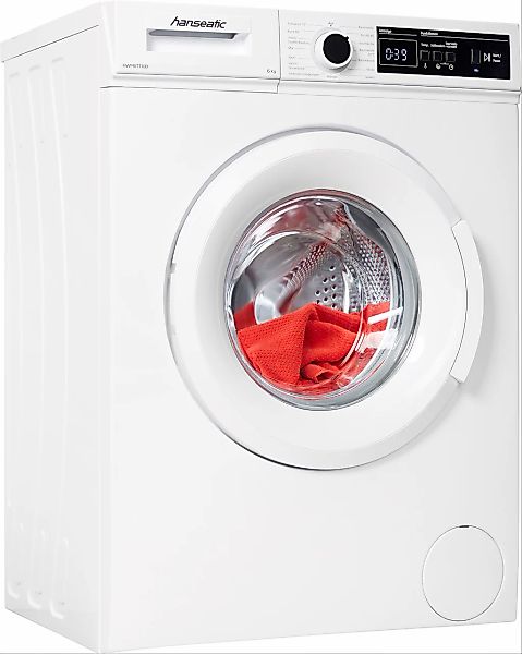 Hanseatic Waschmaschine "HWM6T110D" 6 kg 1000 U/min Dynamische Mengenautoma günstig online kaufen