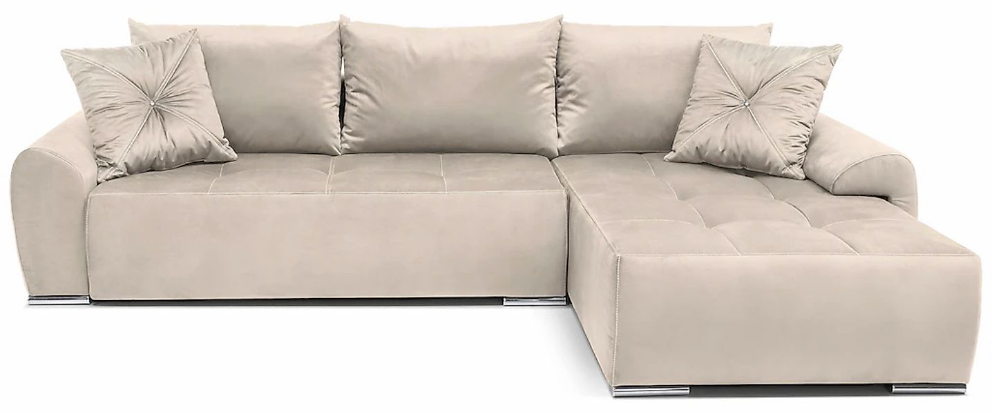 COLLECTION AB Ecksofa "Bilbao L-Form", inkl. Bettfunktion und Bettkasten, Z günstig online kaufen