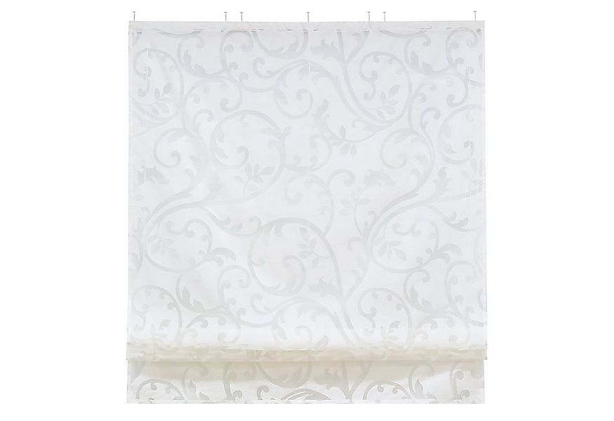 Joyswahl Raffrollo, mit Klettband, Wohnzimmer Raffgardine Ausbrenner Gardin günstig online kaufen